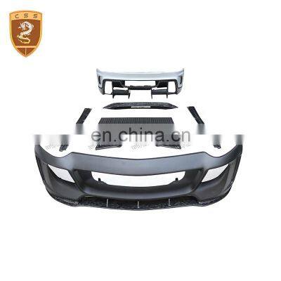 Aftermarket auto front bumper vors style carbon fiber side skirts car body parts for F599