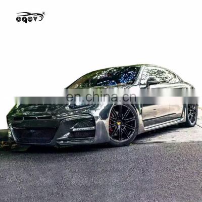 High quality WD style wide body kit 2014-2016 for Porsche panamera 970.2  front bumper rear bumper side skirts and wing spoiler