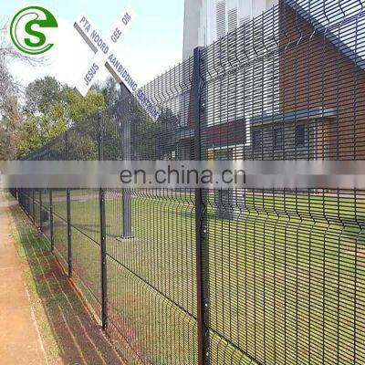 8 gauge Security Vu fence clear view ridged mesh fencing with factory wholesale price