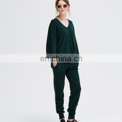 Women Cashmere Tracksuit Set