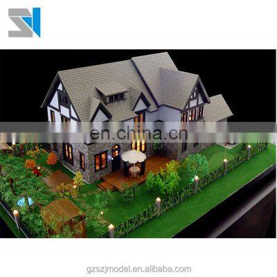 Villa project architectural visualization 3d digital building model