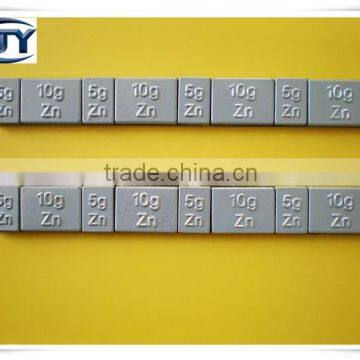 High quality Zn adhesive wheel balance weight (5+10)g*4