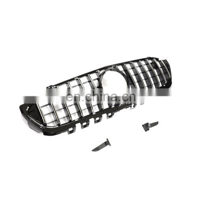 ABS Silver GT Style W117 Front Mesh Grill for Mercedes-Benz W117 2019-2020