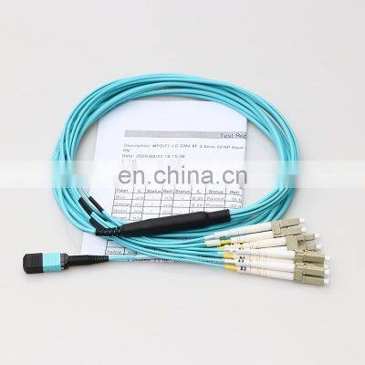 6/8/12/24 Core MPO to LC Breakout Harnesses Cable MPO to LC Cable Fanout MPO-LC Patch Cord