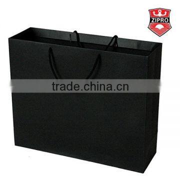 Luxury Black Paper Bag Customized Printed Paper Bags Wholesale photo-2