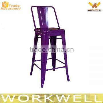 WorkWell industrial metal bar stool high chair Kw-St15