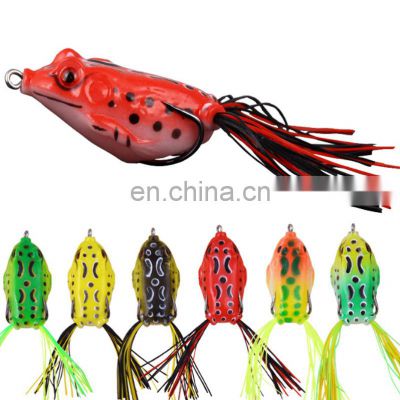 Amazon Hot Sale 5g 6g 8g 13g 15g Artificial Bait Llastic Lure  Frog Fishhooks fishing frog lure soft