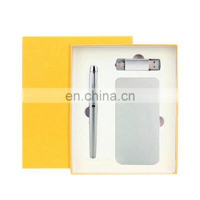 Four Set Pen Usb, Vacuum Cup Power Bank Gift Set Business Gift Set For Man/ photo-5