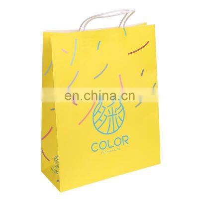 Custom Printing Thank You Gift Packaging Special Birthday Color Paper Bag photo-5