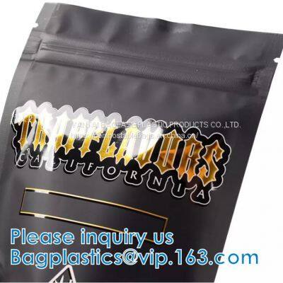 CIGAR TOBACCO BAG, SMELL PROOF POUCH, HERBAL INCENSE, CHILD RESISTANT ZIP POUCH, CHILDPROOF PACK photo-3