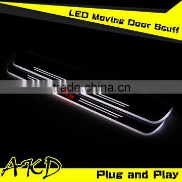 AKD Car Styling K3 LED Moving Door Scuff Cerate LED Door Sill plate 2013-2014 K3 Side Step Cover Pedal
