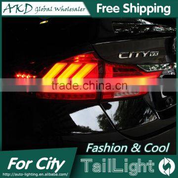 AKD Car Styling for New City LED Tail Light Tail Lights 2014-2015 Rear Trunk Lamp DRL+Turn Signal+Reverse+Brake Orignal Design photo-2