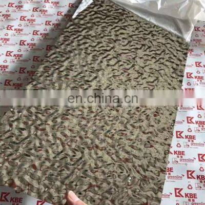 Factory Price 304 316 Water Ripple Stainless Steel Sheet