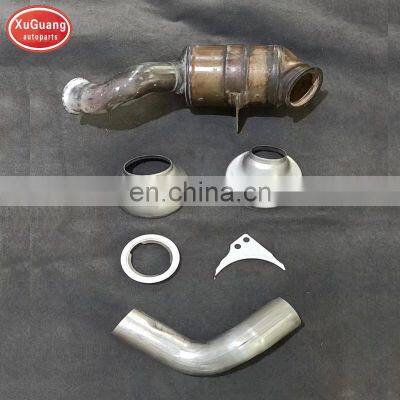 XG-AUTOPARTS fit  Mercedes Benz C200 exhaust manifold catalytic converter - exhaust bend pipes flanges cones