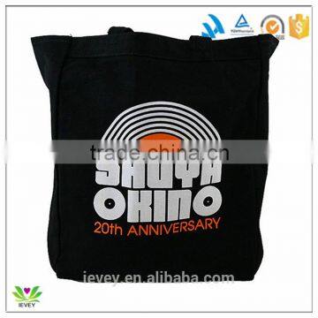 Dyed black cotton fabric wholesal Eco shopping bag