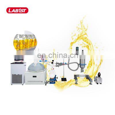 Wholesale in Stock Vacuum Double Condenser 20L 5 10 L Shortpath Equipment Machine Short Path Distillation with Reflux Separator