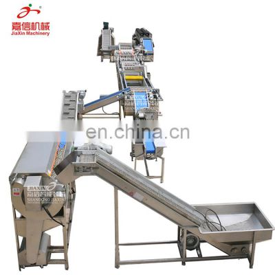 Hot sale carrot washing cutting processing line