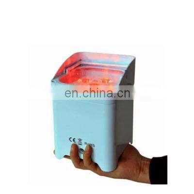Wireless Battery Powered LED Uplight 6*18W RGBWA Disco LED Mini PAR Uplight photo-3