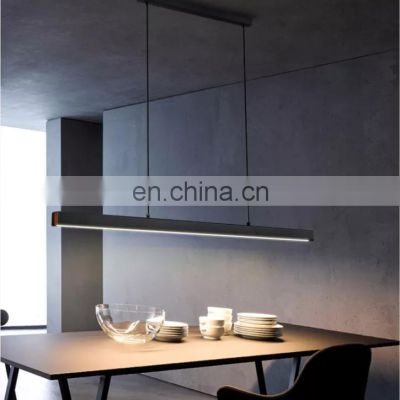 Long Tube Lamps 5W 7W 12W Kitchen Dining Room Hanging Lamp Background Cylinder LED Pendant Lights