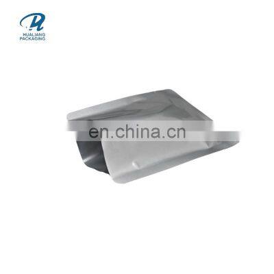 China Factory 3 Side Heat Seal Plastic Bag Custom Aluminum Foil Packaging Bag For Grain Mask Food Bag