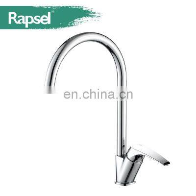 China Supplier Deck Mounted Modern Hot Cold Water Kitchen Tap Mixer photo-2
