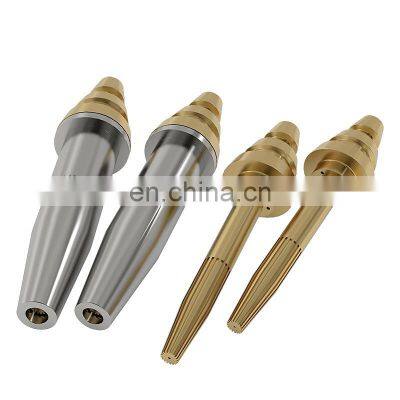 Copper plating shell brass inner core flame cutting machine accessories for propane machine cutting nozzle