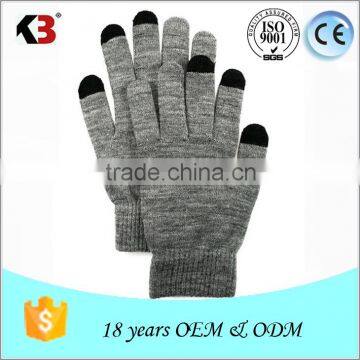 2015 Fashion Magic Striped Gloves Acrylic Magic Glove