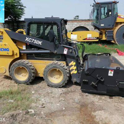 mini skid steer broom with bucket CAT skid steer attachments sweeper