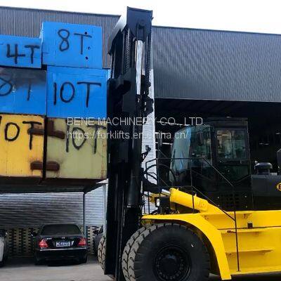 Chinese biggest diesel forklift 45ton heavy duty forklift 45ton container forklift truck with side shifter