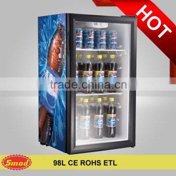 High quality 98L cold drink refrigerator