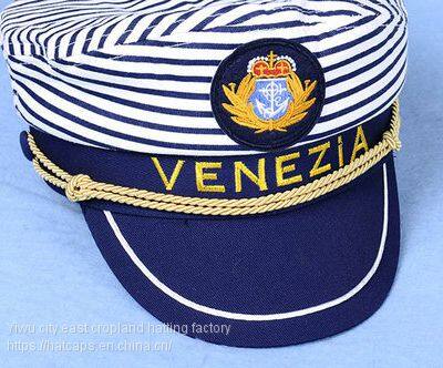 The white navy cap foreign trade in Europe and the appeal for cosplay party master sailor hat wholesale hat club show