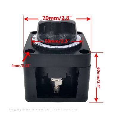 ISURE MARINE 32V Isolator Disconnect Rotary Switch Waterproof Ignition Protected Marine Boat Battery Isolator Selector Switches photo-2