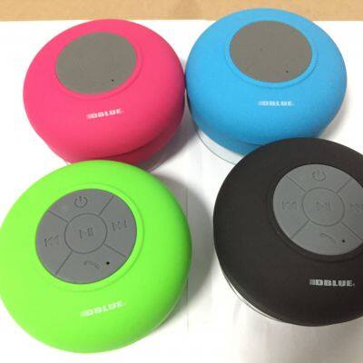 Water Proof Custom BT Music Player Built-in Microphone Handsfree Waterproof Shower Speakers With Wall Suction Cup Mini Speaker photo-6