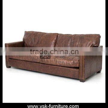 SF-164 Fancy Retro Furniture Leather Sofa