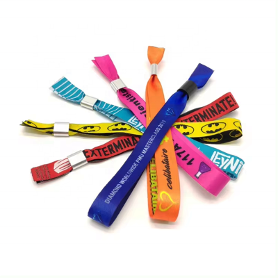 Custom Promotion RFID Bracelet NFC Festival Ticket Concert Entry Woven Wristband/Bracelet photo-4