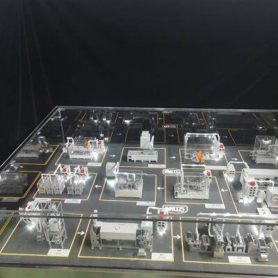 Lighting Sand Table Model Production Factory