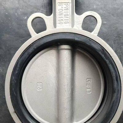 Tyco Butterfly Valve - Supply of All-stainless-steel 316/cf8m Wafer Butterfly Valve D371x-16r in Multiple Standards and Large Sizes photo-3