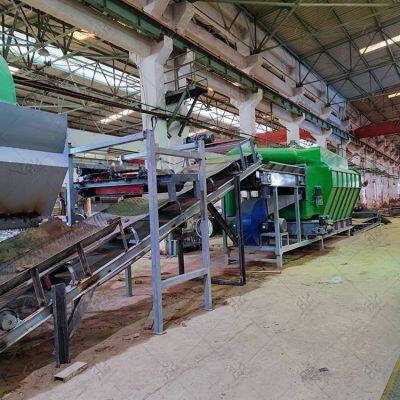 Linha de Classificação de Lixo Usina de Classificação de Resíduos Sólidos Usina de Reciclagem de Resíduos Municipais Máquinas de Classificação