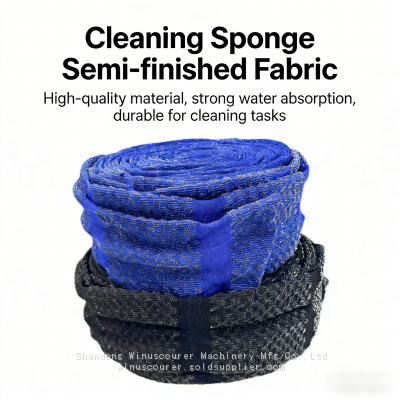 Stainless Steel Wire Cloth Sponge Scrubber Sponge Raw Material Scouring Sponge Rolls