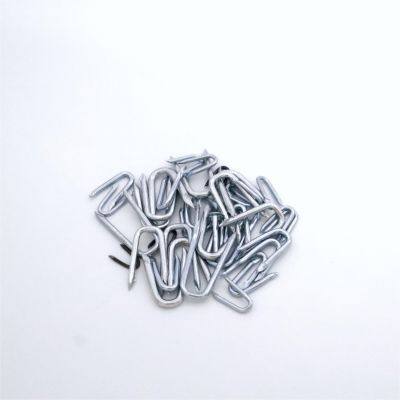 Verzinkte U-förmige Nägel für Zaunbau - 1,5 mm Dicke, 50 mm Länge photo-3