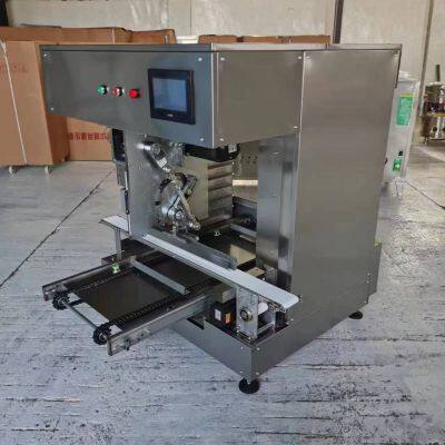 PLC Controlled Automatic Steamed Bun Arranging Machine High Speed Dough Bun Tray Loading Machine