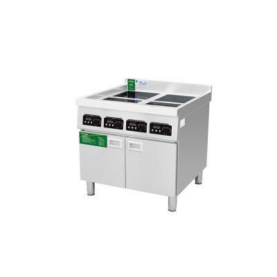 Open Kitchen Induction 4-Burner Clay Pot Stove photo-2