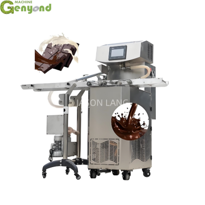 Chocolate Tempering Machine Snack Food Manufacturing Chocolate Melters Small Scale Coating