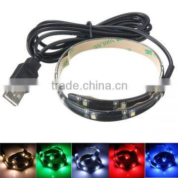 Multicolor 30CM 3528 SMD Led Flexible Strip Light Waterproof With USB Port Cable Super Bright Home Decoration Lamp Lighting photo-2