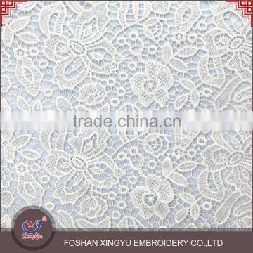 Factory price high quality chinese embroidery design soft cotton fabric for embroidered evening dress