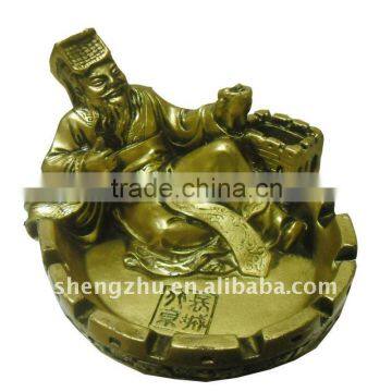 2012 fashion custom design cheap high quality promotional metal popular ashtray