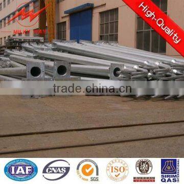 10m urban solar lamp post drawing and specification