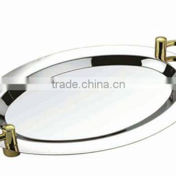 Stainless steel Mirror plate Oval