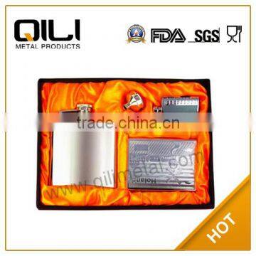 Stainless Steel Hip Flask Whisky Bottle Hip Flask Gift Set for Men photo-1