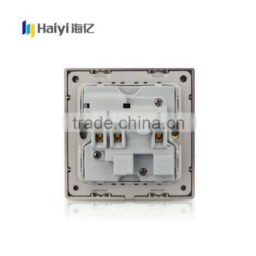 Gold Color 1 Gang 15A Electrical Socket for Home Indoor Use photo-3